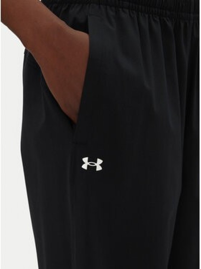 Under Armour Spodnie dresowe Rival 1386453 Czarny Wide Leg