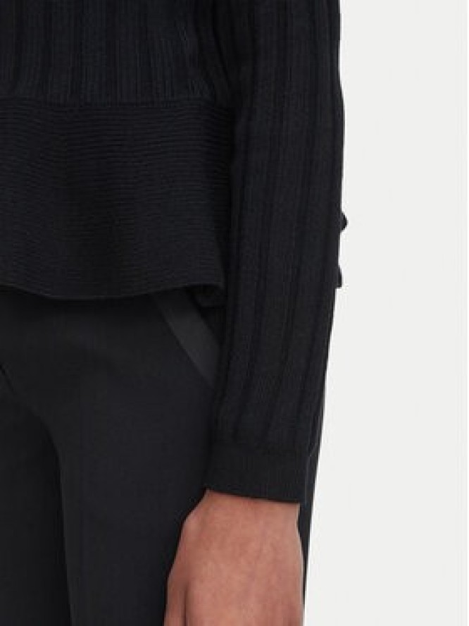 Rinascimento Bluzka CFM0012308003 Czarny Slim Fit