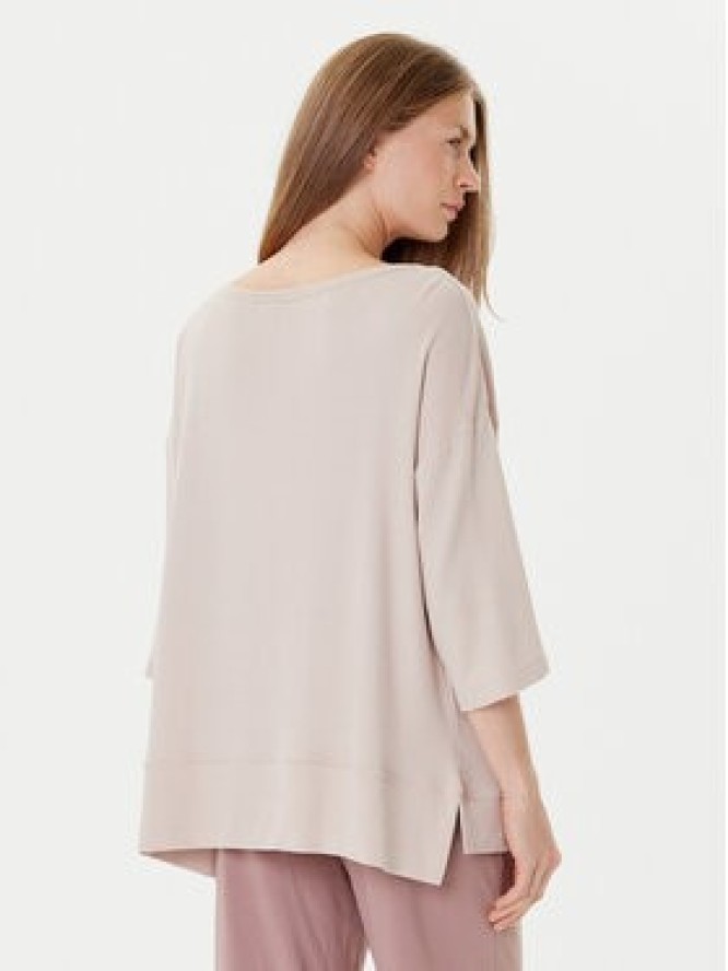 BOSS Bluzka Ottoman 50540029 Beżowy Relaxed Fit