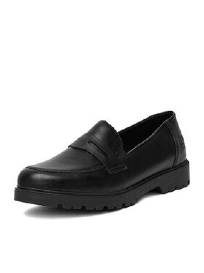 Rieker Loafersy 45560-02 Czarny