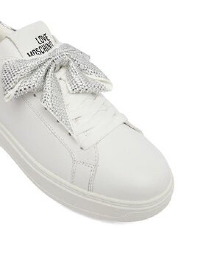 LOVE MOSCHINO Sneakersy JA15204G1OIA610B Biały