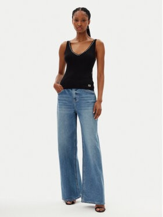 MET Jeansy NOS CHLOE T4L736 Niebieski Wide Leg