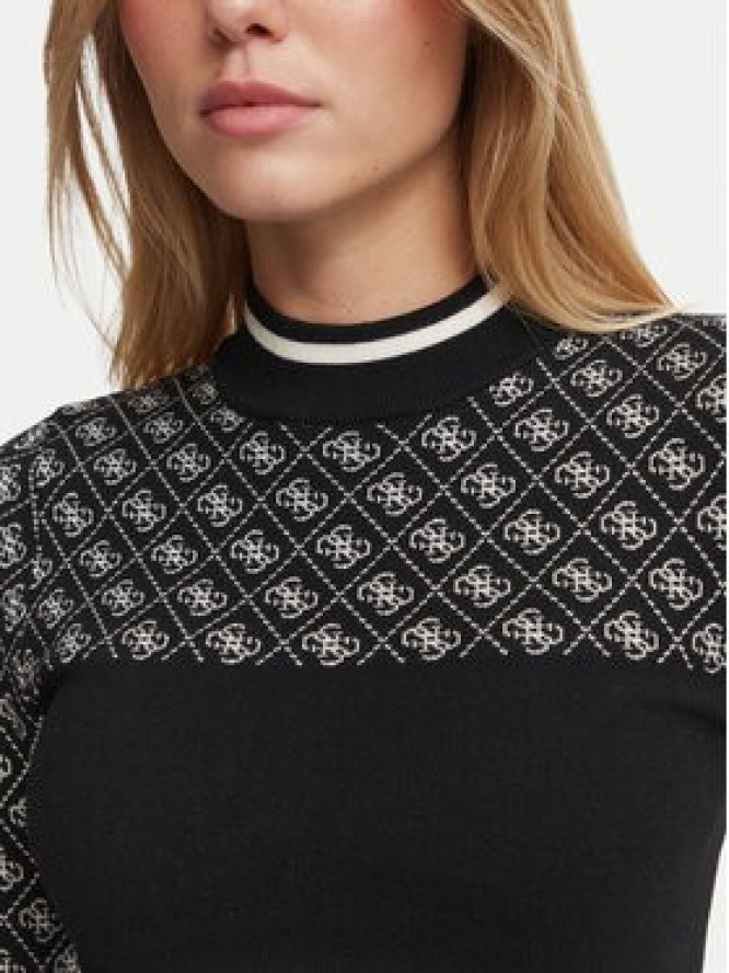 Guess Sweter W5BR24 Z3JD2 Czarny Slim Fit