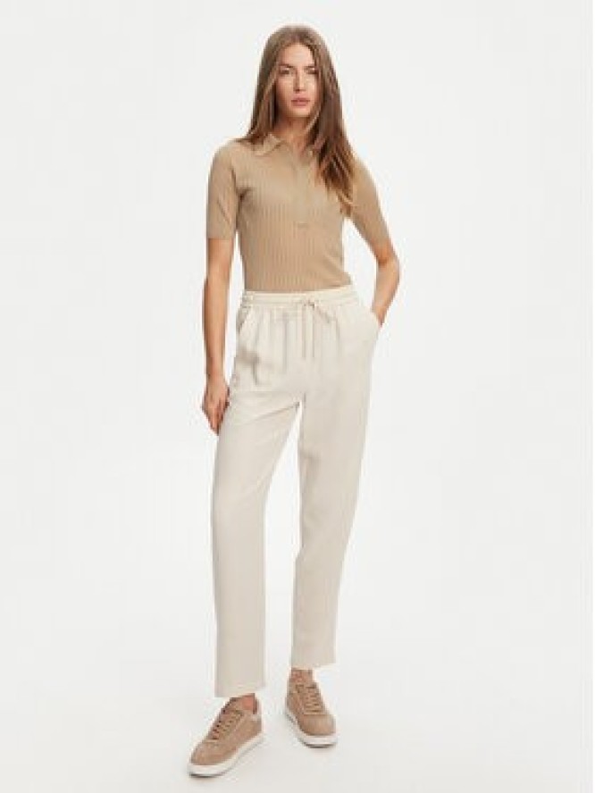 Marella Sweter Torbole 2513361145 Beżowy Slim Fit