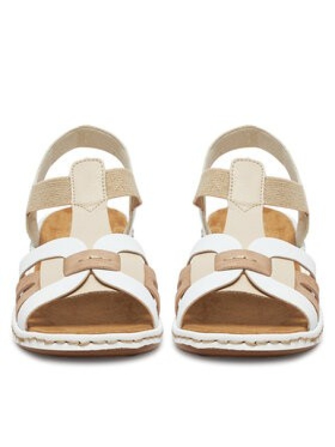 Rieker Sandały 65918-81 Biały