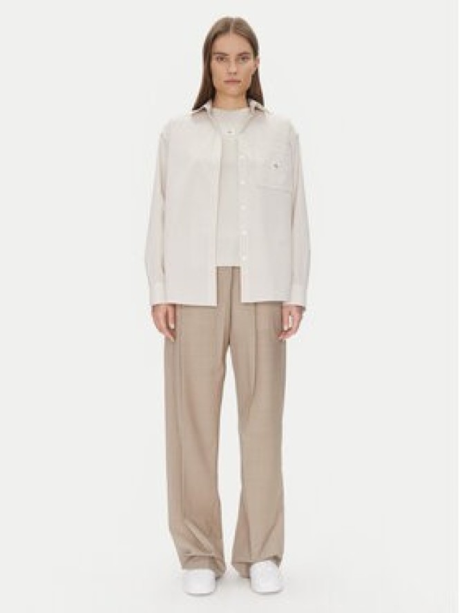 Calvin Klein Jeans Koszula J20J224436 Beżowy Relaxed Fit