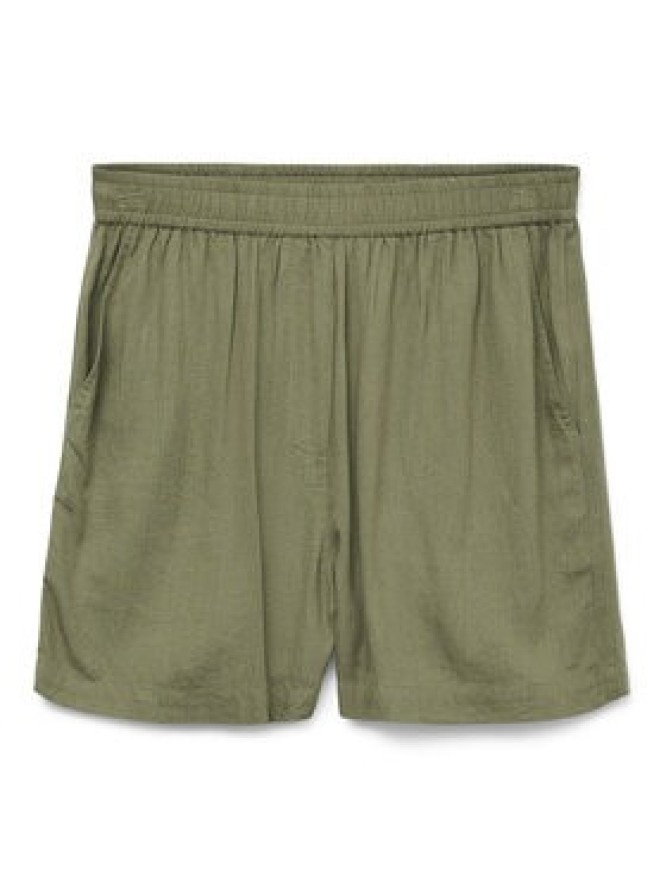 Vero Moda Szorty materiałowe Thea 10333804 Zielony Loose Fit