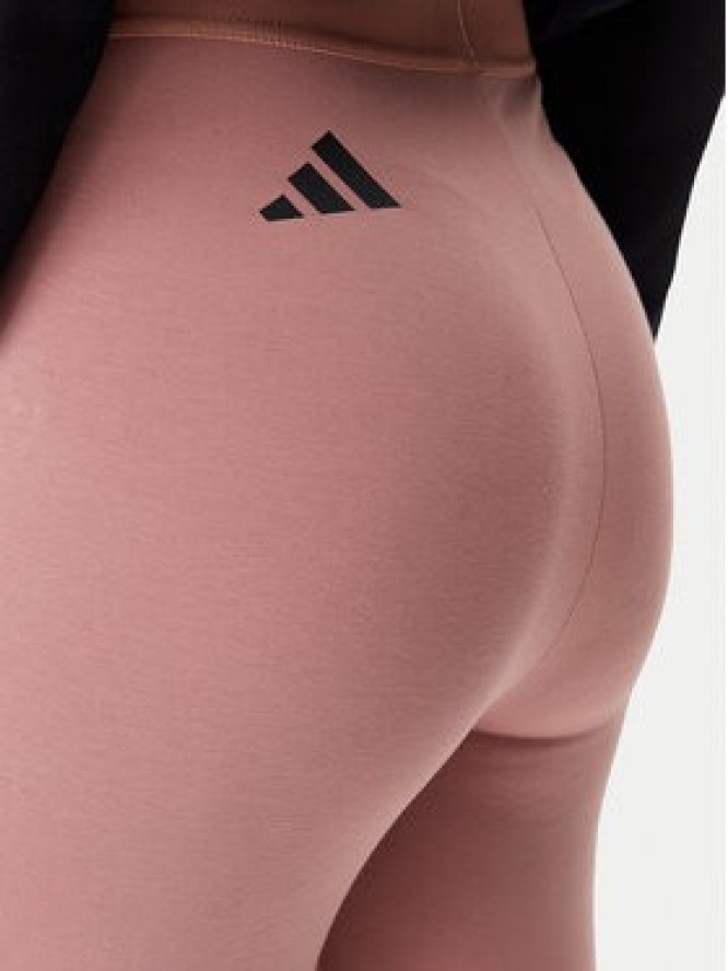 adidas Legginsy Future Icons 3-Stripes JE0223 Różowy Slim Fit
