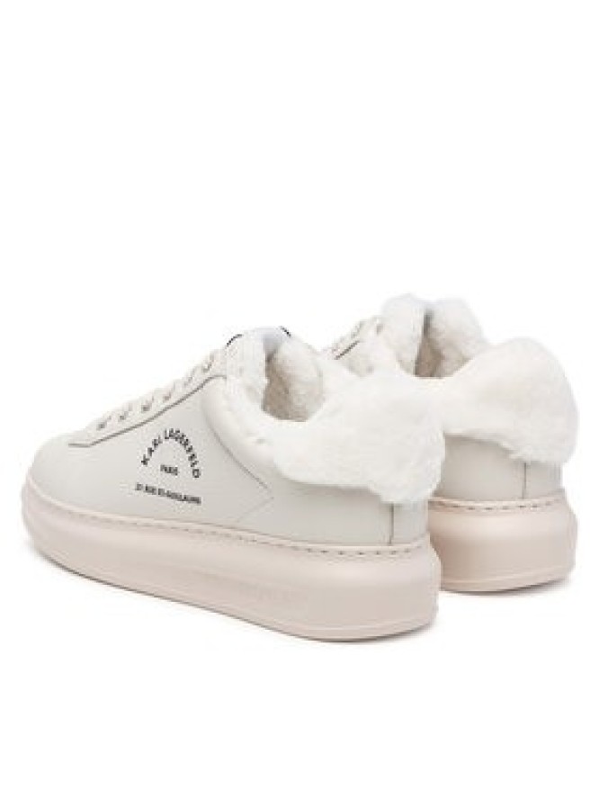 KARL LAGERFELD Sneakersy Kapri KL62536L Kremowy