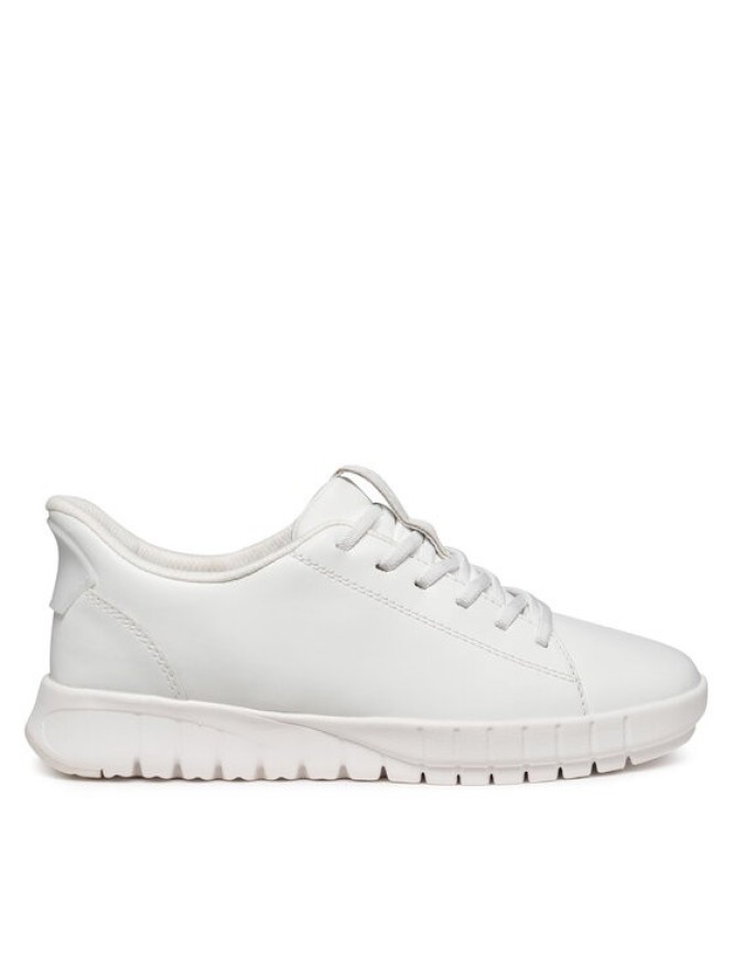 Geox Sneakersy D Flextride Plus D567SA 09B15 C1000 Biały