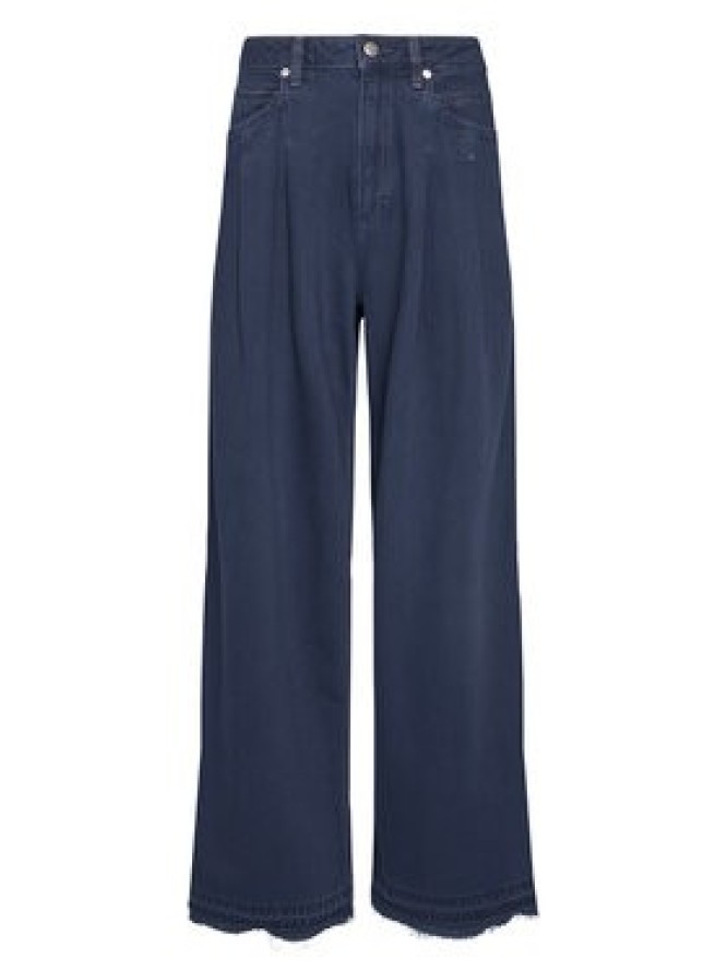 BOSS Jeansy Slouchy 50552533 Granatowy Wide Leg