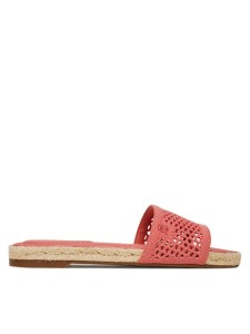 Tommy Hilfiger Espadryle Knit Mesh Espadrille Flat Sandal FW0FW08744 Koralowy
