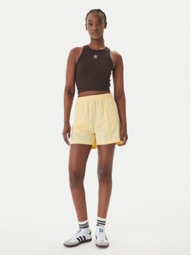 adidas Top Essentials KD3821 Brązowy Slim Fit