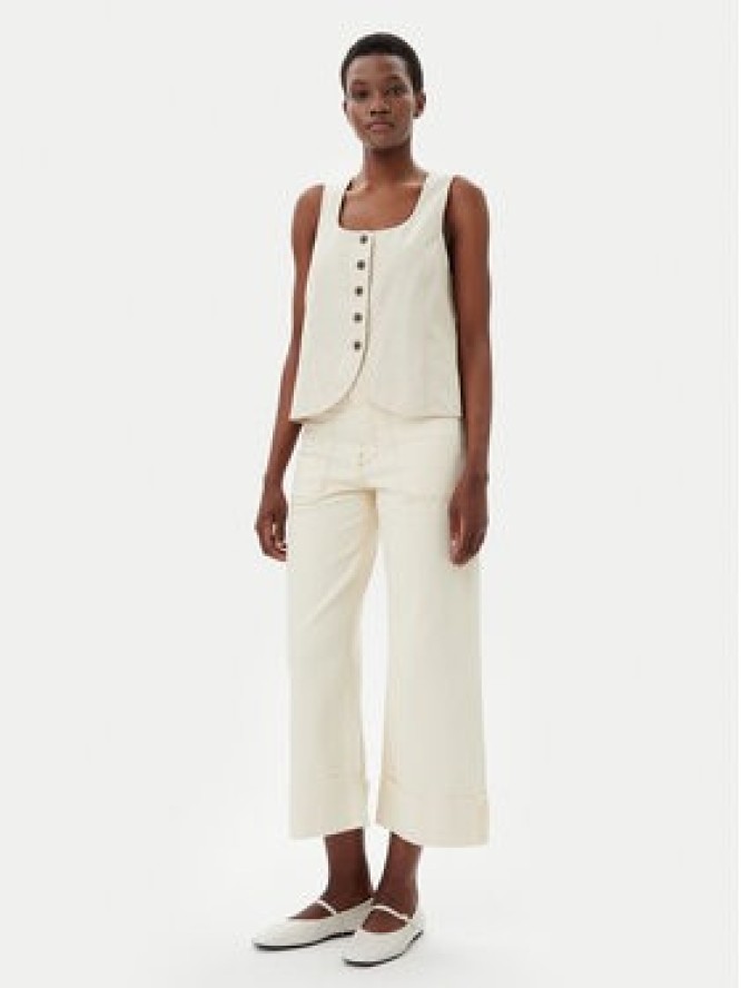 Gap Kamizelka 714973-02 Beżowy Slim Fit