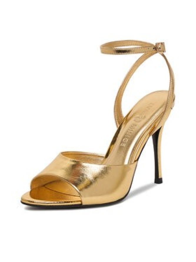 Eva Minge Sandały EO-FLORA-LT1605-6 Złoty