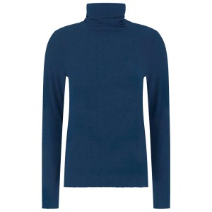 T-Shirt Deha Mieszanka Kaszmiru Wysoki Golf Damskie
