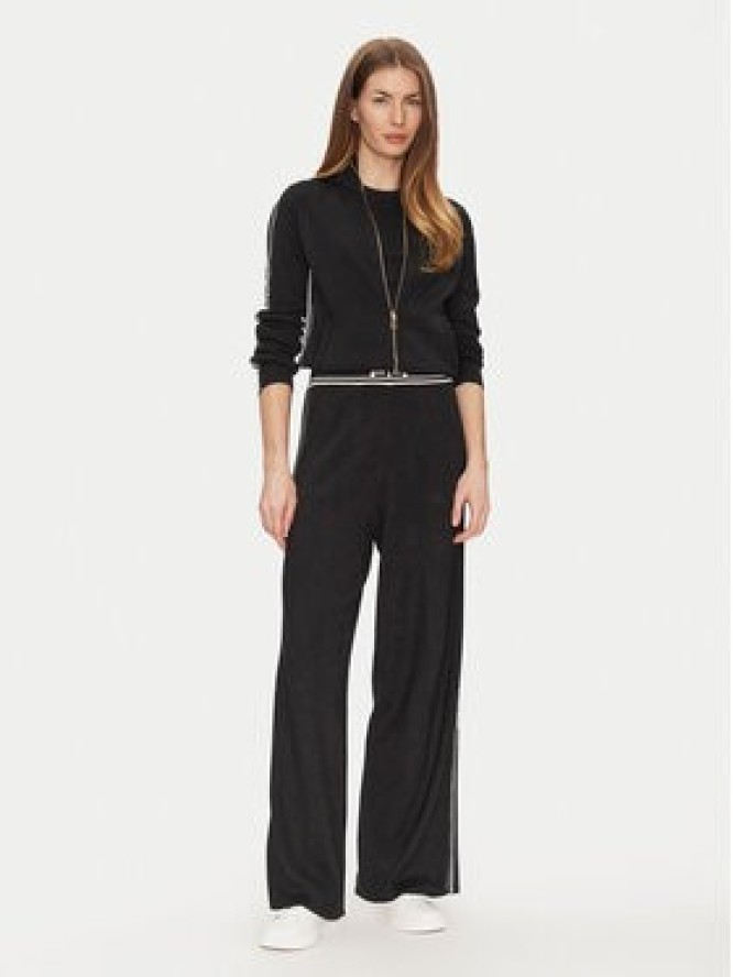 Elisabetta Franchi Kardigan MK-33S-51E2-V420 Czarny Regular Fit