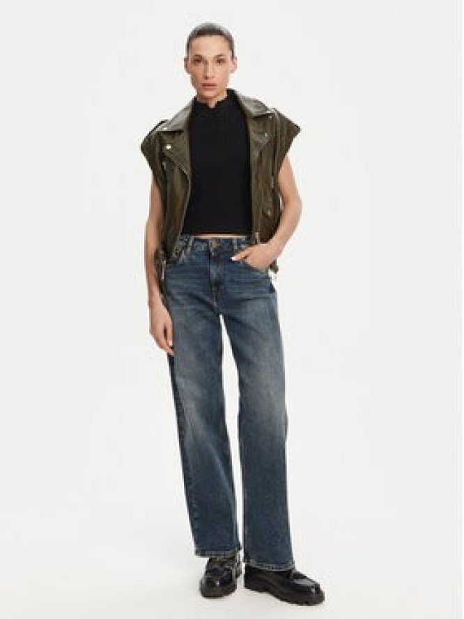 Serge Pariente Bezrękawnik Stef Zielony Regular Fit