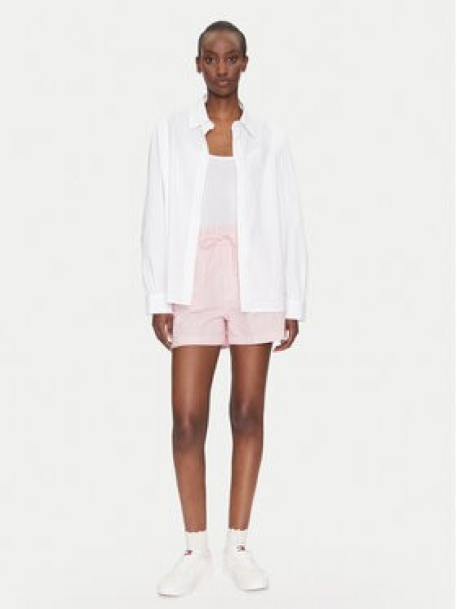 Tommy Jeans Szorty materiałowe DW0DW20360 Różowy Regular Fit