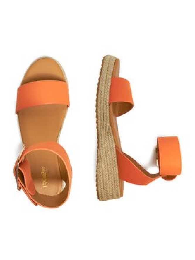 DeeZee Espadryle QS276-1 Pomarańczowy