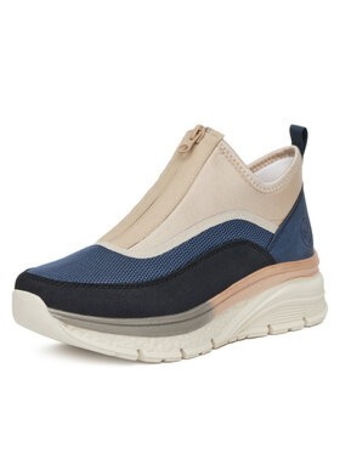 Rieker Sneakersy 48053-14 Granatowy