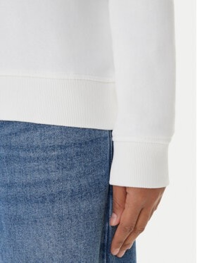 Tommy Jeans Bluza Flag DW0DW22564 Écru Regular Fit