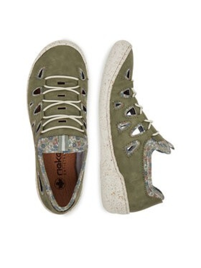 Rieker Półbuty 54551-52 Zielony