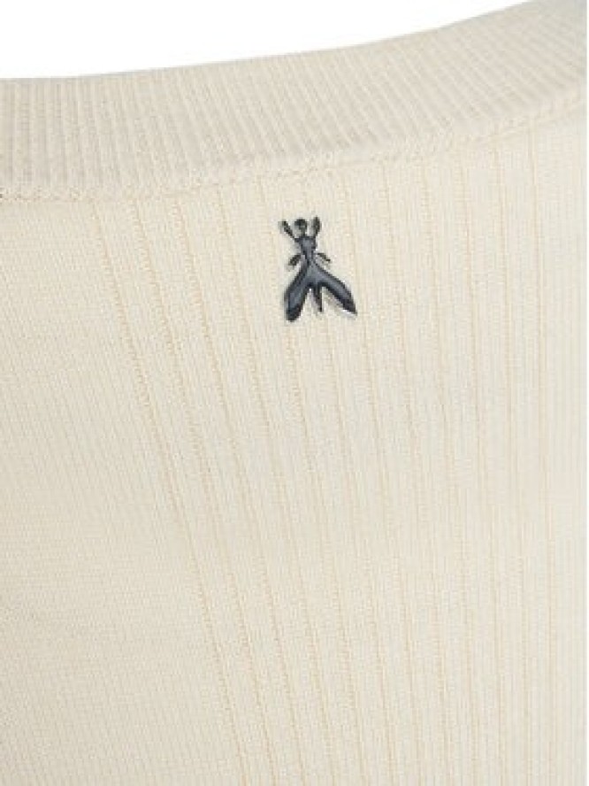 Patrizia Pepe Sweter 2K0363/KM36-W405 Écru Regular Fit