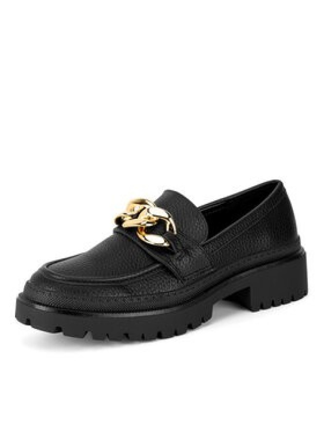 DeeZee Loafersy 23038T259 Czarny