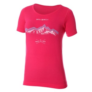 Koszulka turystyczna OUTDOOR WOOL PRO z wełną merino Damska
