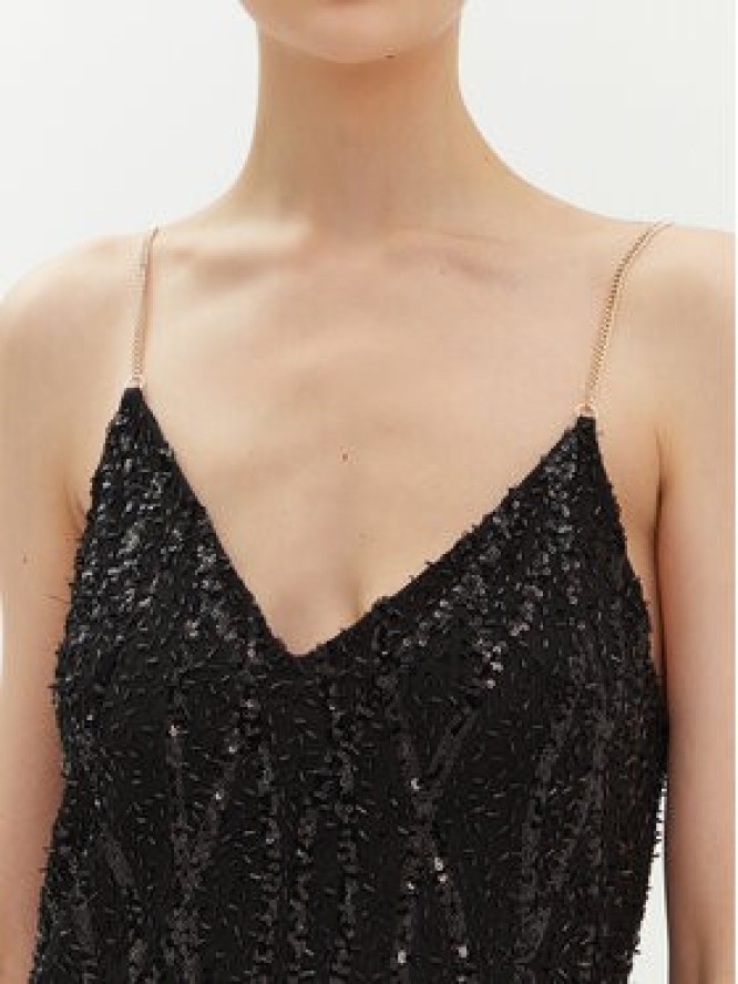 Imperial Sukienka koktajlowa A9990058S Czarny Regular Fit