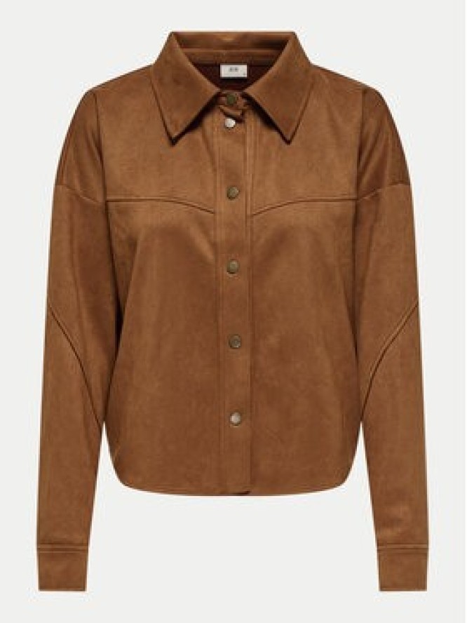 JDY Kurtka z imitacji skóry Sif 15347602 Brązowy Regular Fit