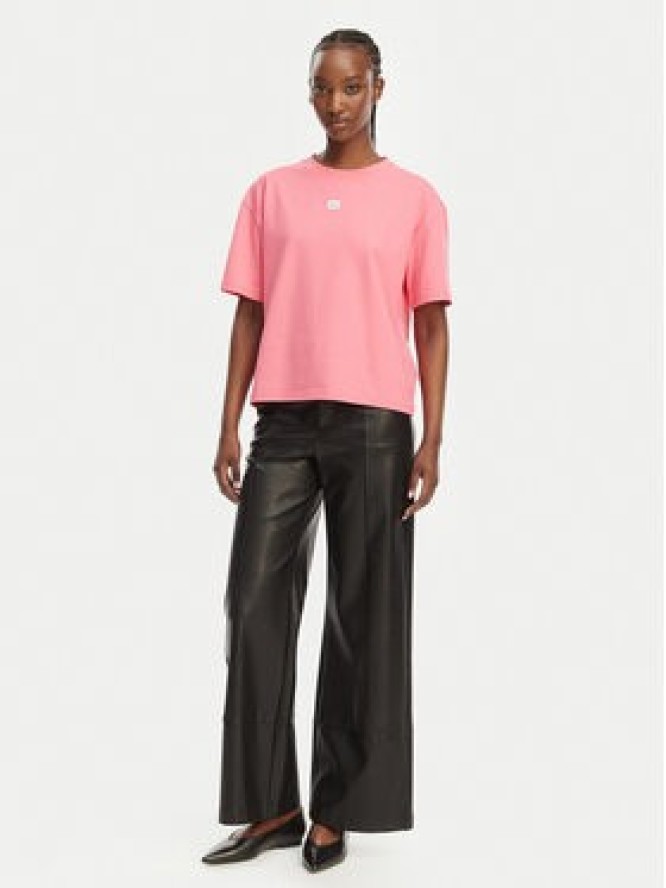 HUGO T-Shirt Signature 50556807 Różowy Regular Fit