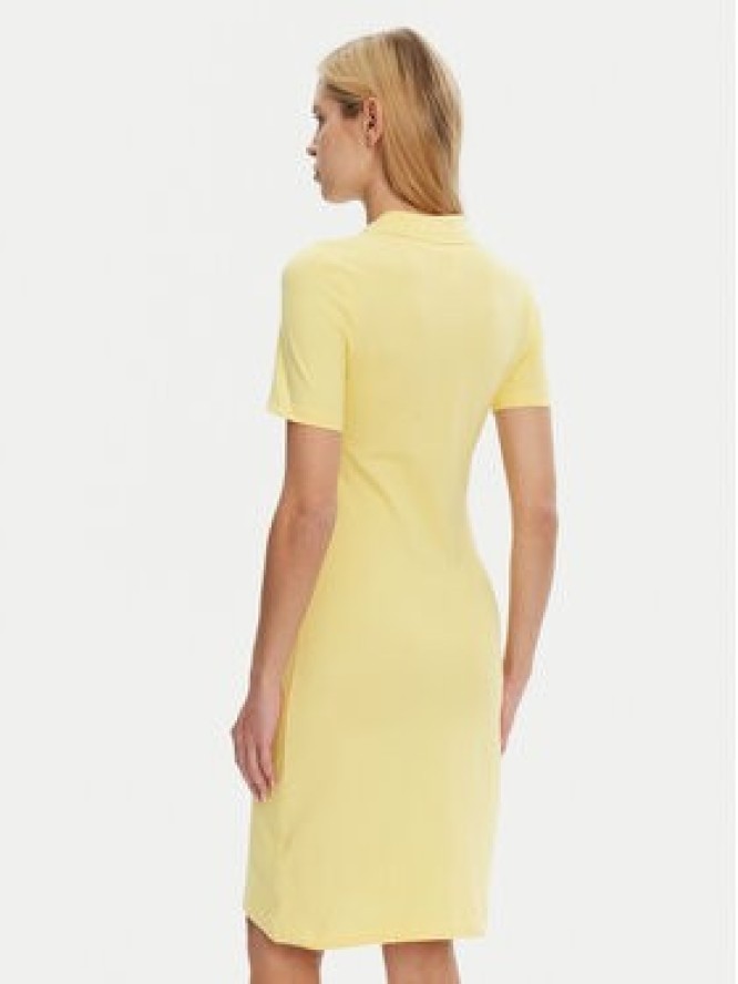 Tommy Hilfiger Sukienka codzienna WW0WW43228 Żółty Slim Fit