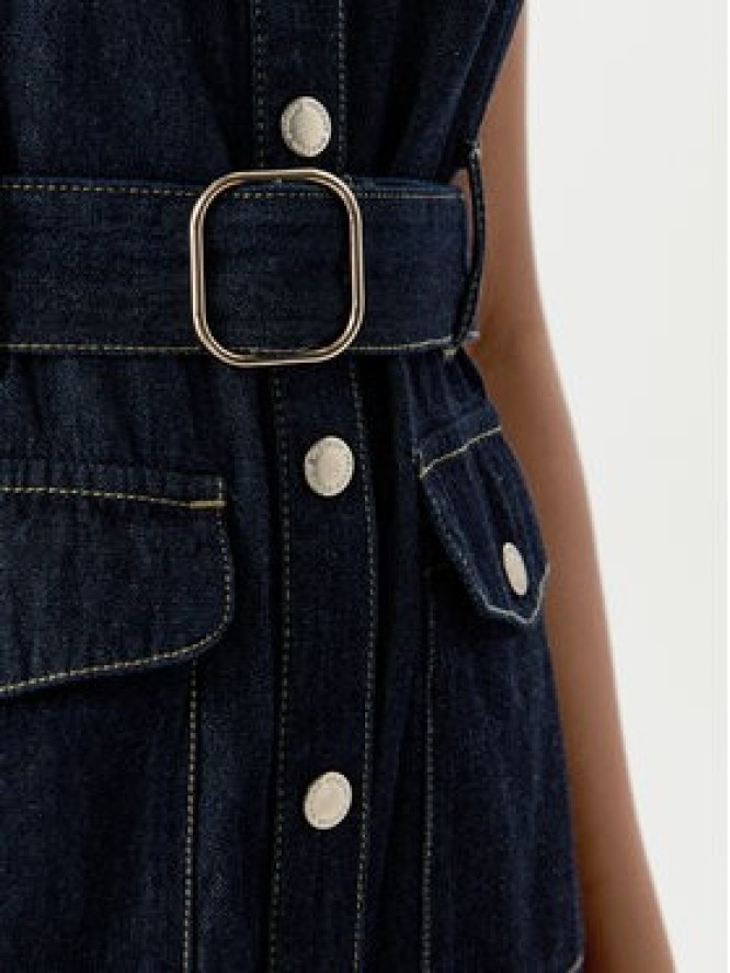 Morgan Sukienka jeansowa 251-RNAUTICA Granatowy Regular Fit