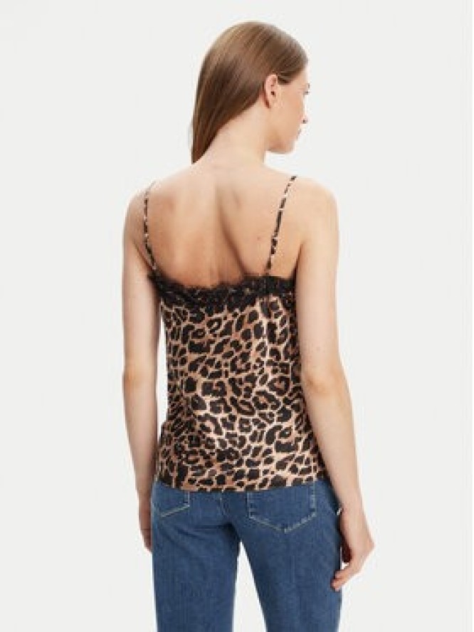 Guess Top W5YH65 WHEZ2 Beżowy Regular Fit