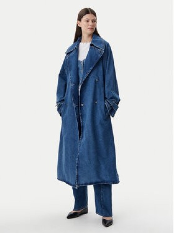 HUGO Trencz Garena 50532056 Niebieski Relaxed Fit