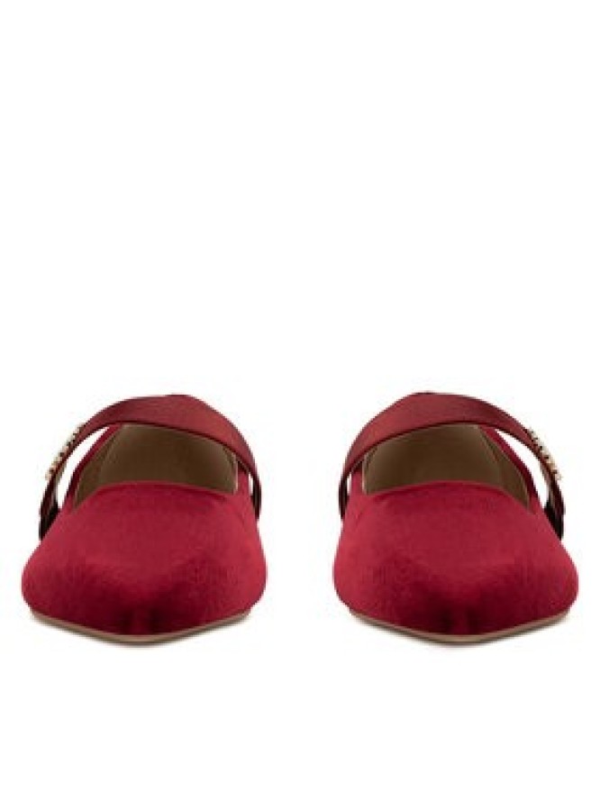Nine West Baleriny 8168-1 Bordowy