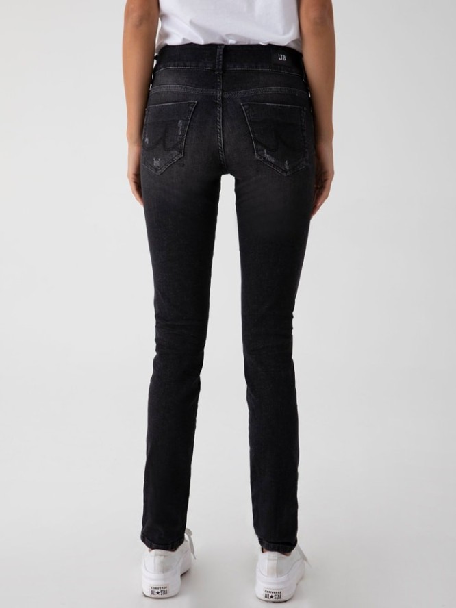 LTB Dżinsy "Molly M" - Slim fit - w kolorze antracytowym rozmiar: W27/L36