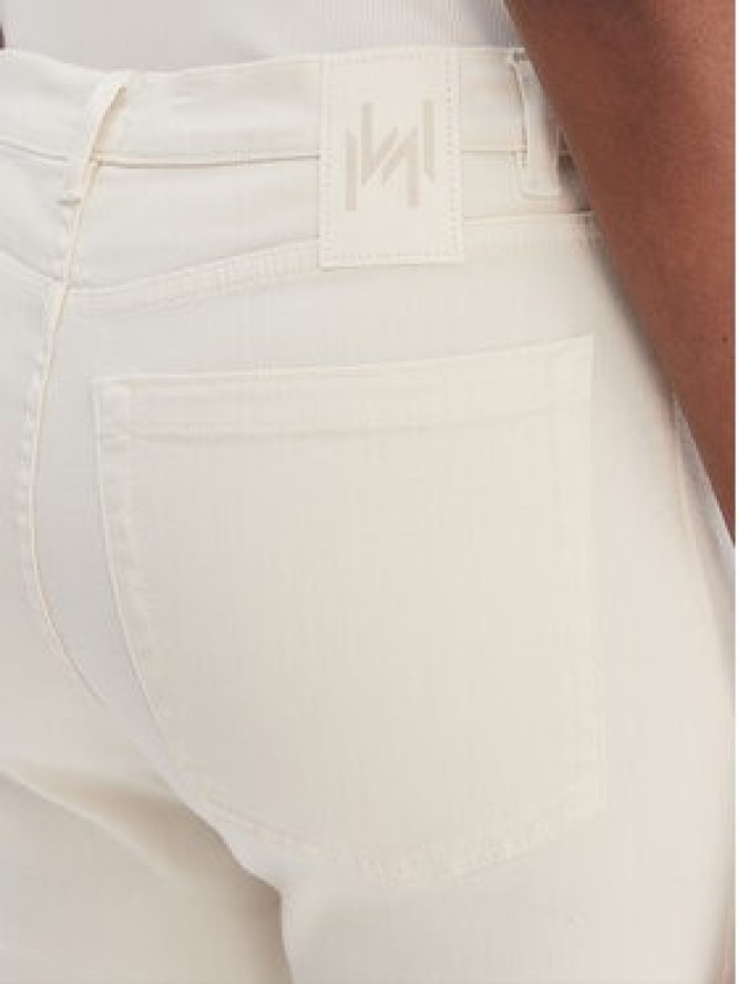 Marella Jeansy Ronco 2613131055 Écru Slim Fit