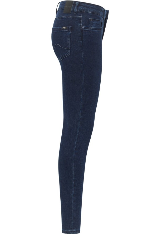 Damskie Spodnie Jeansowe Mustang Style Shelby Skinny Denim Blue 1014342 5000 702
