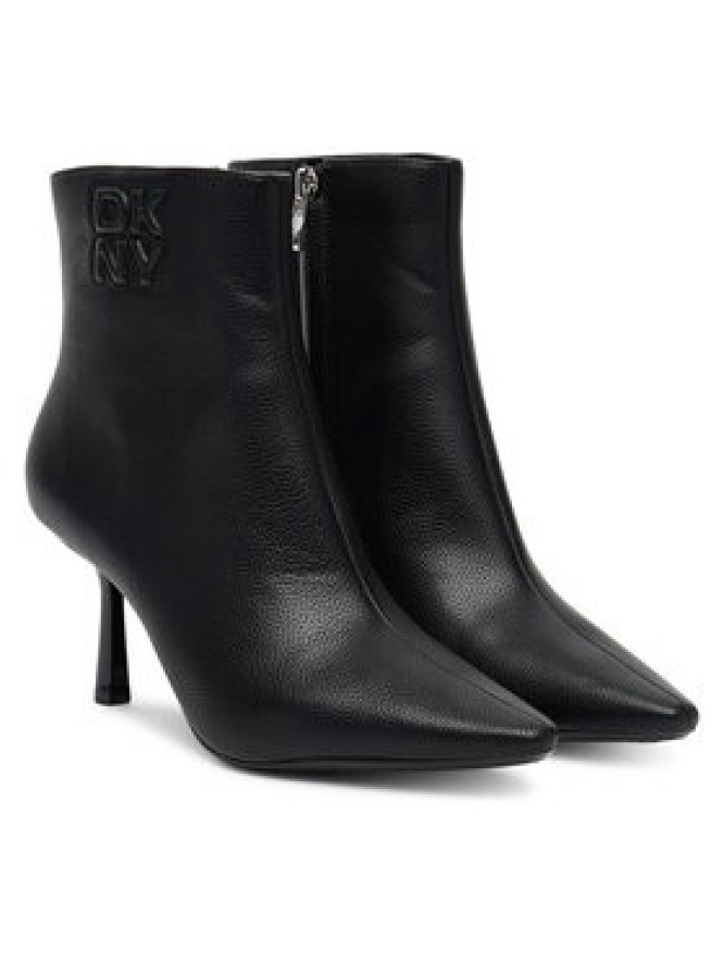 DKNY Botki K3544519 Czarny