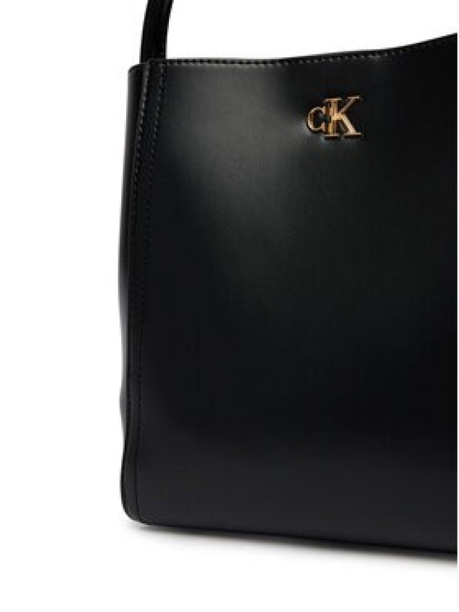 Calvin Klein Torebka Ck Bucket With Strap LV04F3174G Czarny