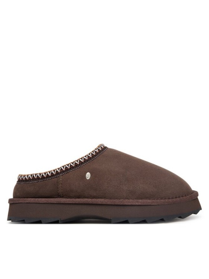 EMU Australia Śniegowce Sharky Scuff W13179 Brązowy ciemny