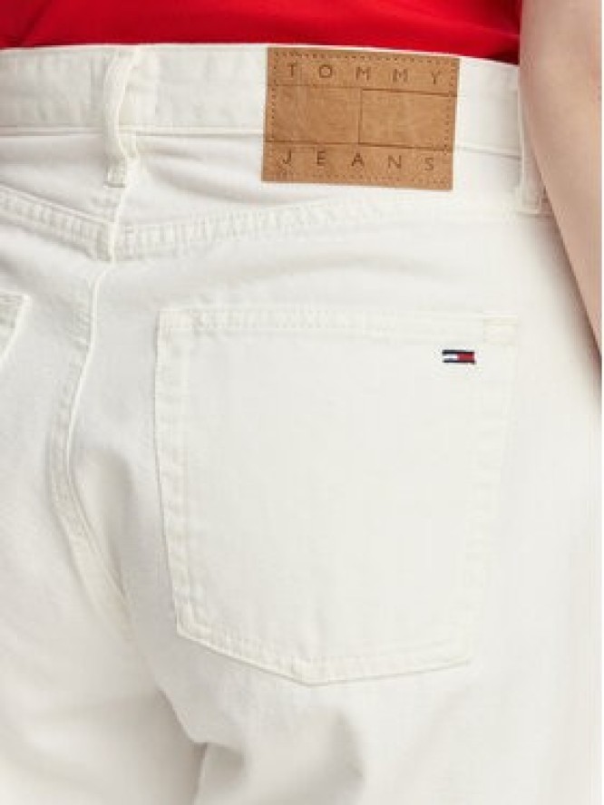 Tommy Jeans Jeansy DW0DW22662 Biały Barrel Fit