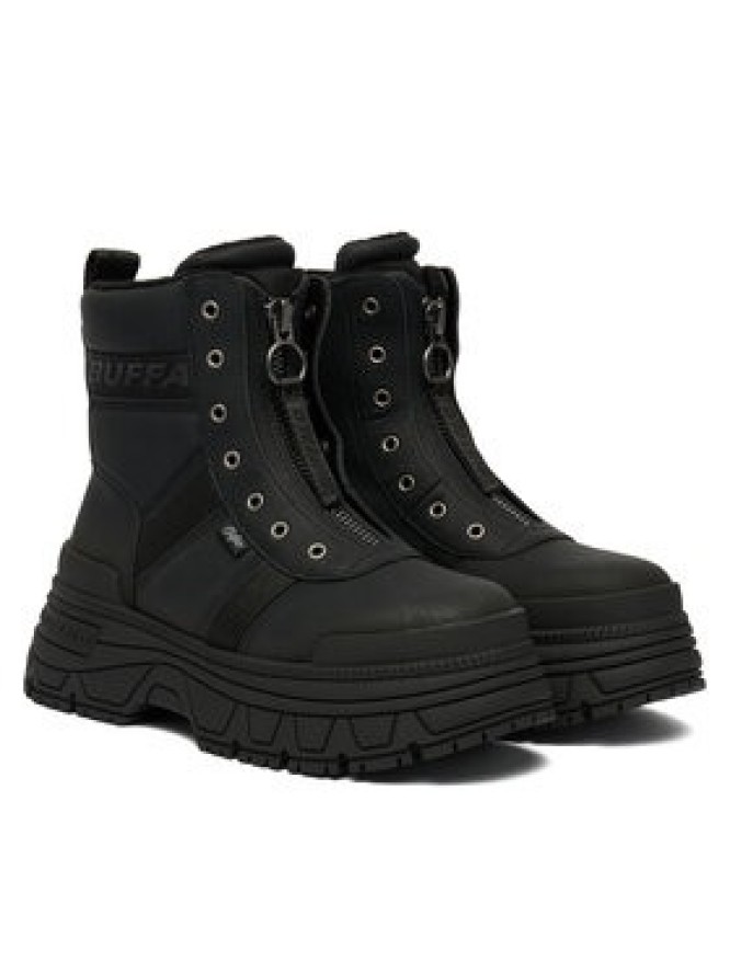 Buffalo Trzewiki Fusion Front Zip 1270130 Czarny