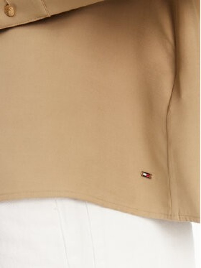 Tommy Hilfiger Bluzka WW0WW44049 Beżowy Regular Fit