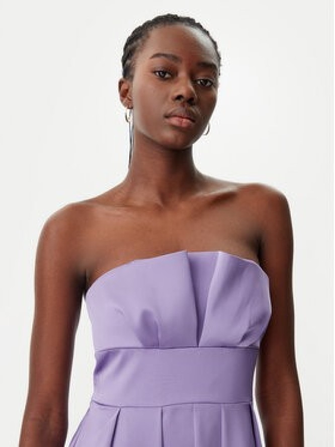 Rinascimento Sukienka wieczorowa CFC0019824002 Fioletowy Regular Fit