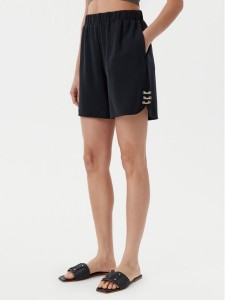 Liu Jo Szorty materiałowe TA5227 J4869 Czarny Relaxed Fit