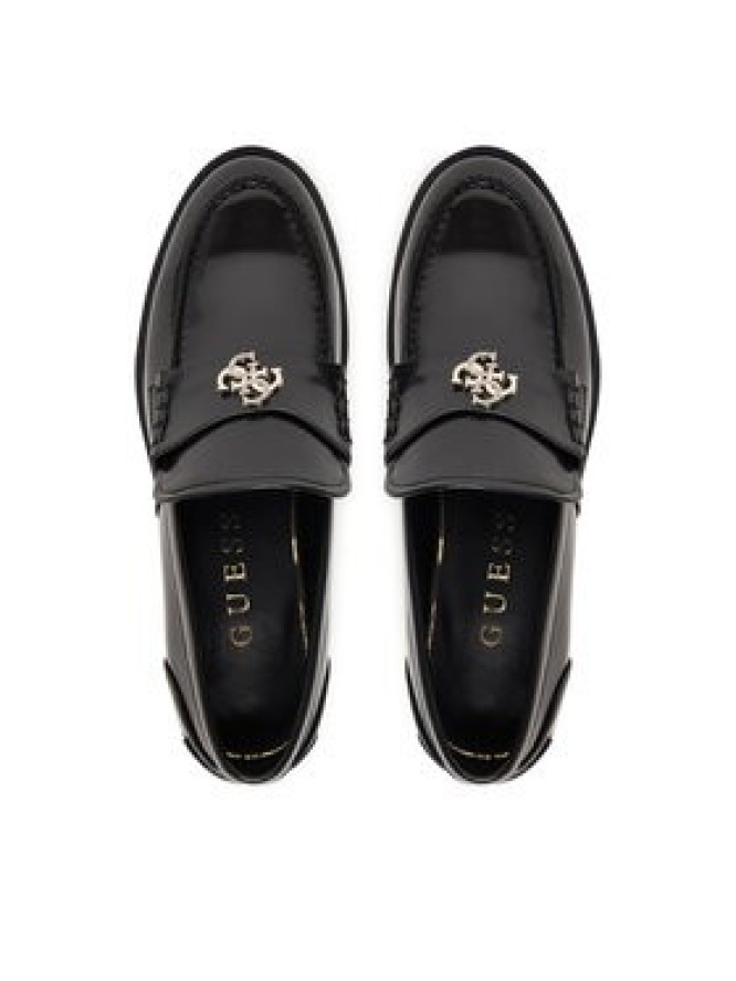 Guess Loafersy FLPBVL ELE14 Czarny